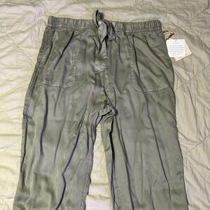 NEW WITH TAGS CYNTHIA ROWLEY LYOCELL TIE WAIST PANTS SIZE XL